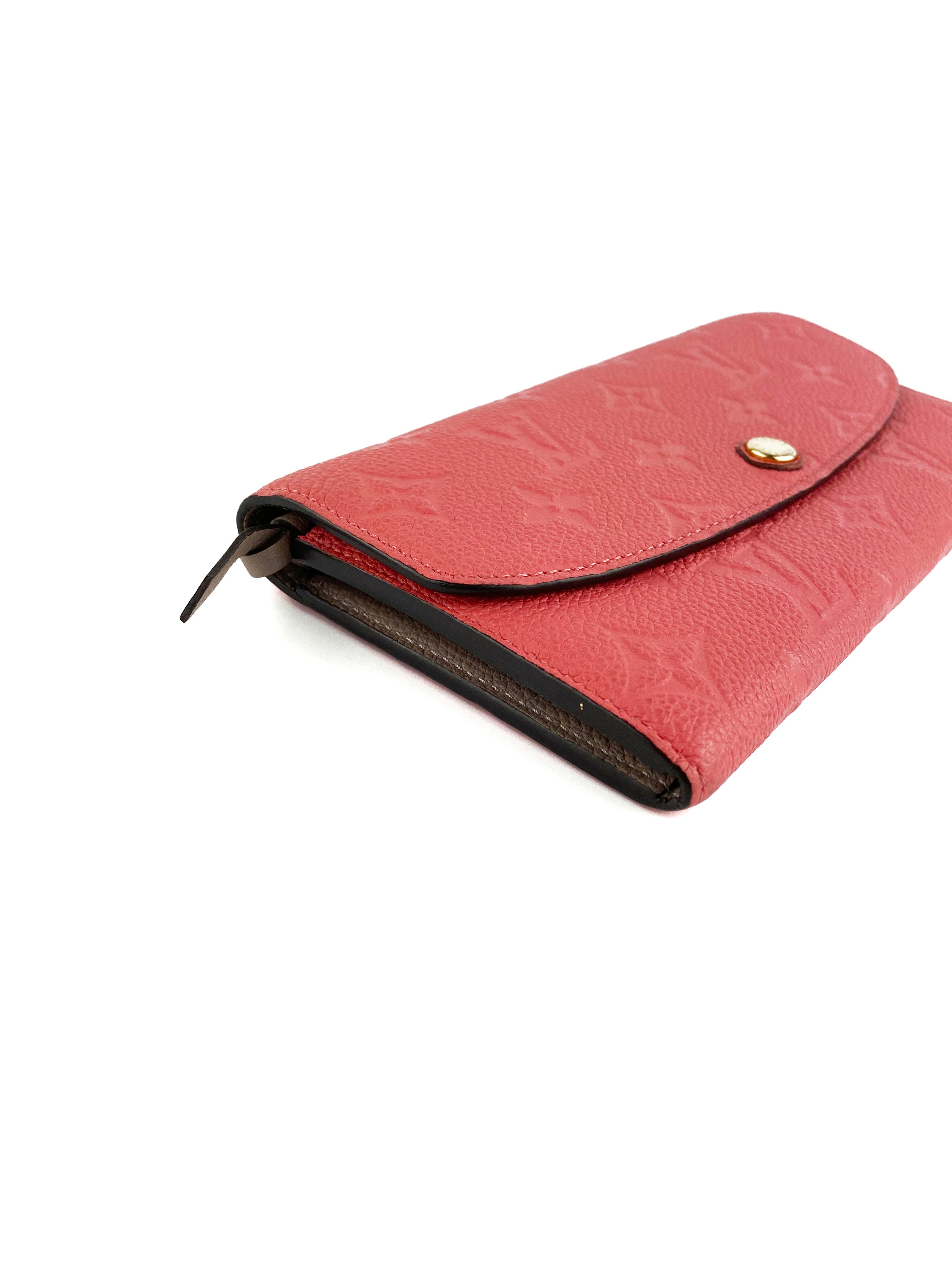 Louis Vuitton Pink Emilie Wallet