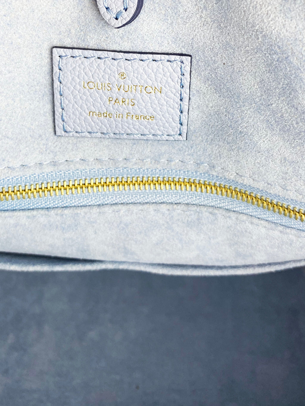 Louis Vuitton OnTheGo MM Summer Blue Bag
