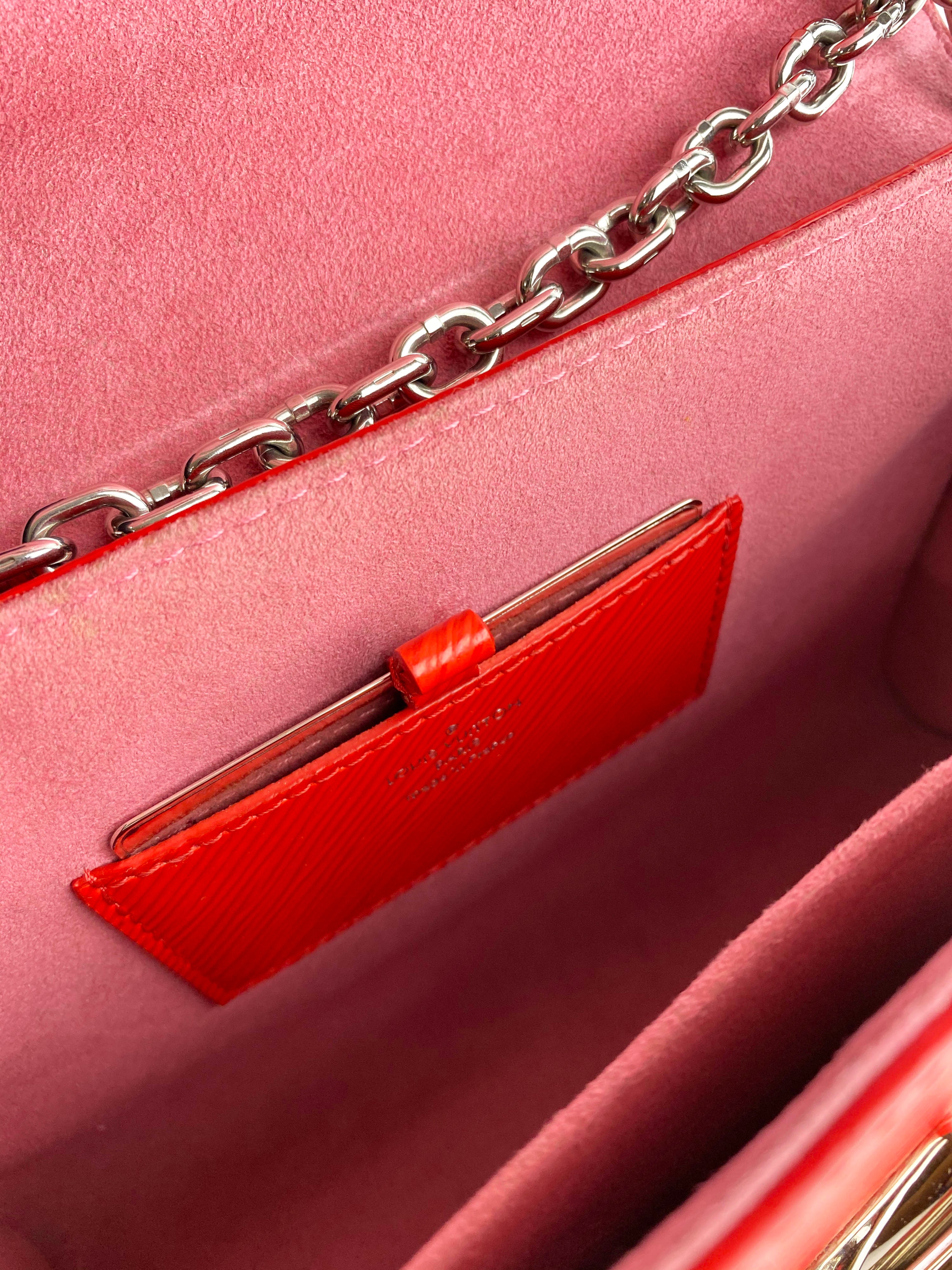 Louis Vuitton Epi Red Twist MM Bag