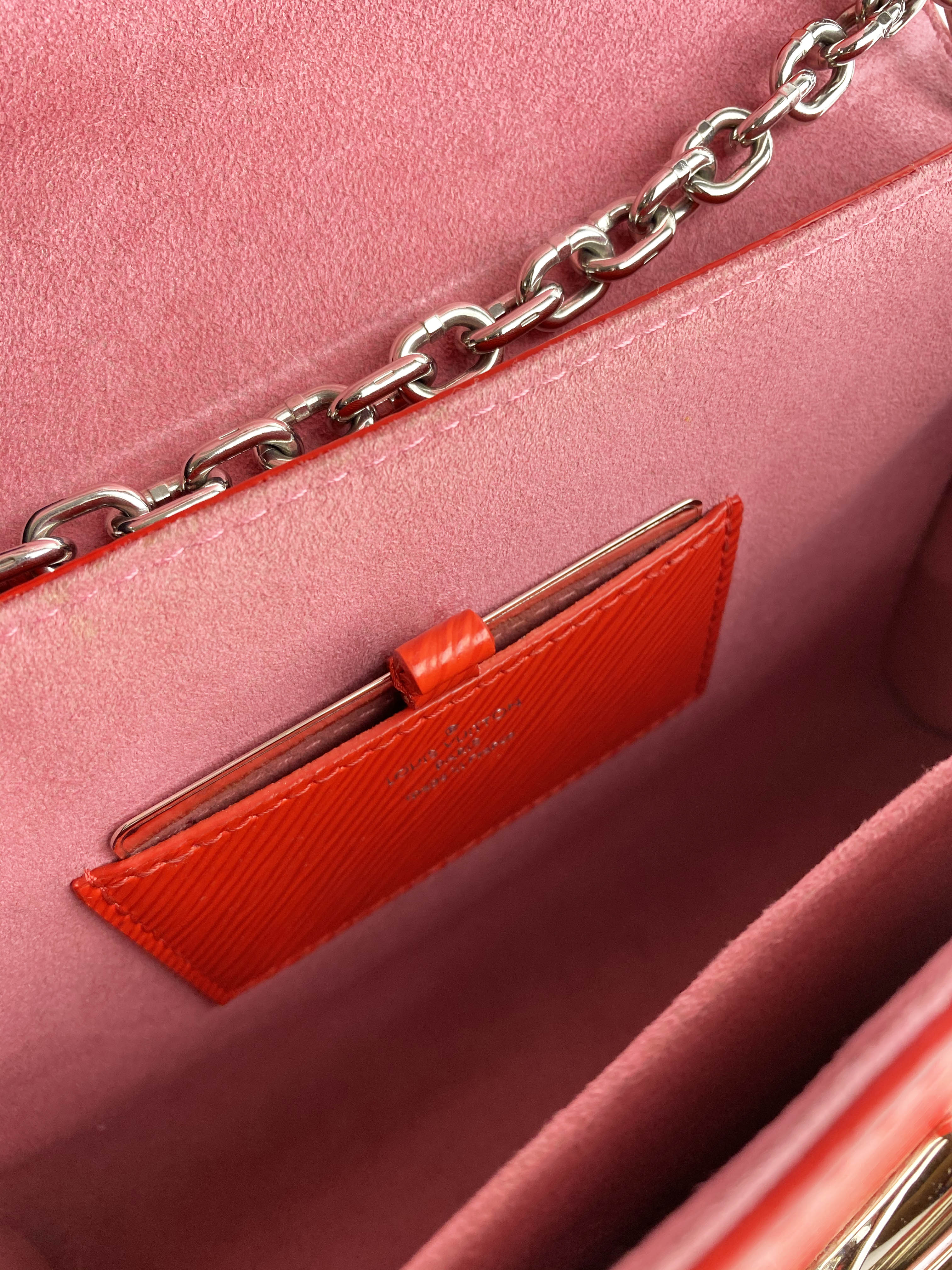 Louis Vuitton Epi Red Twist MM Bag