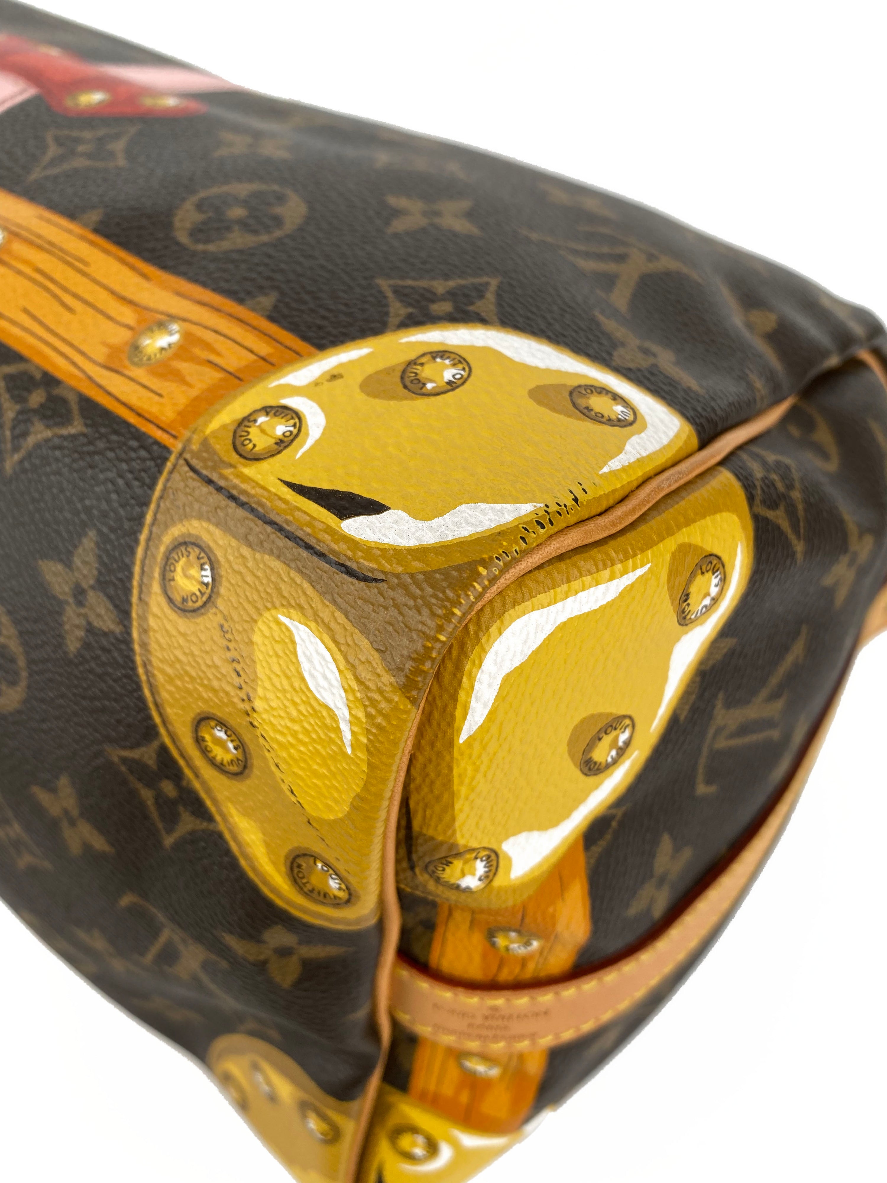 Louis Vuitton Summer Trunks Speedy 30 Bandouliere Bag