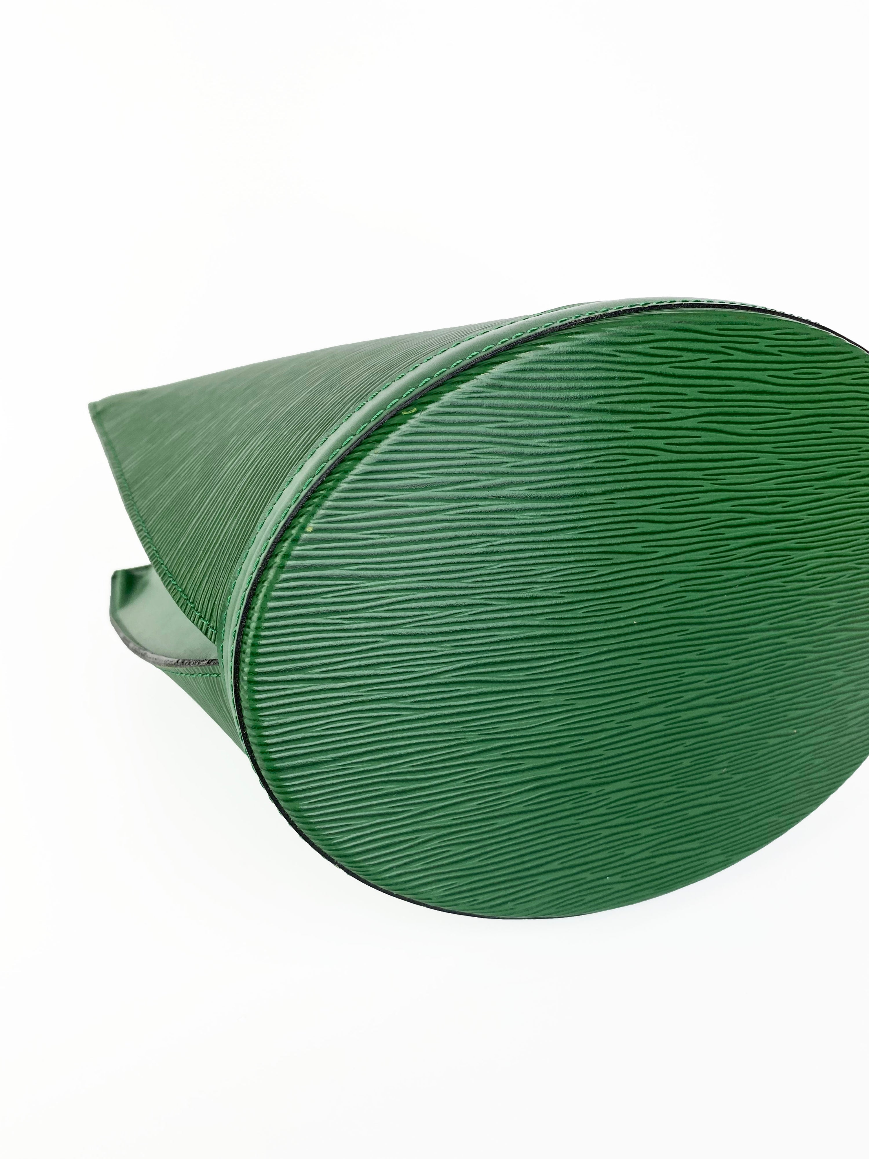 Louis Vuitton Vintage Green Epi Bucket Bag