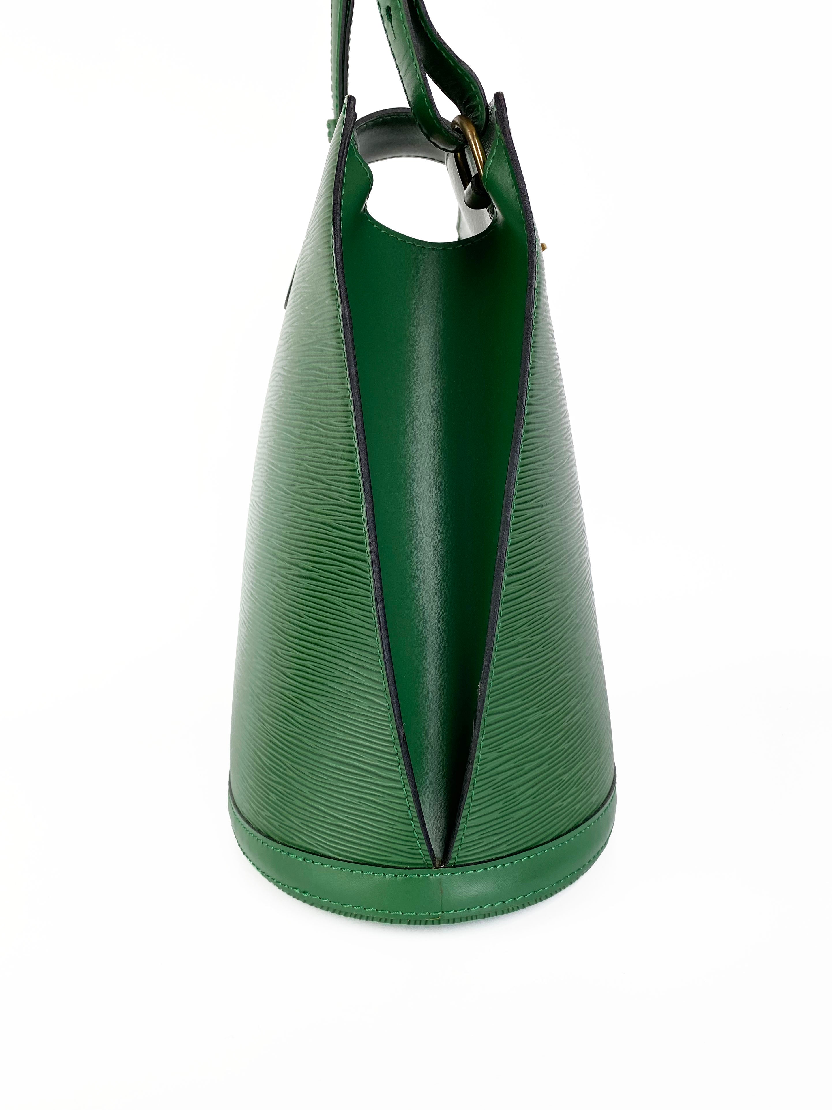 Louis Vuitton Vintage Green Epi Bucket Bag