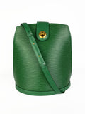 Louis Vuitton Vintage Green Epi Bucket Bag