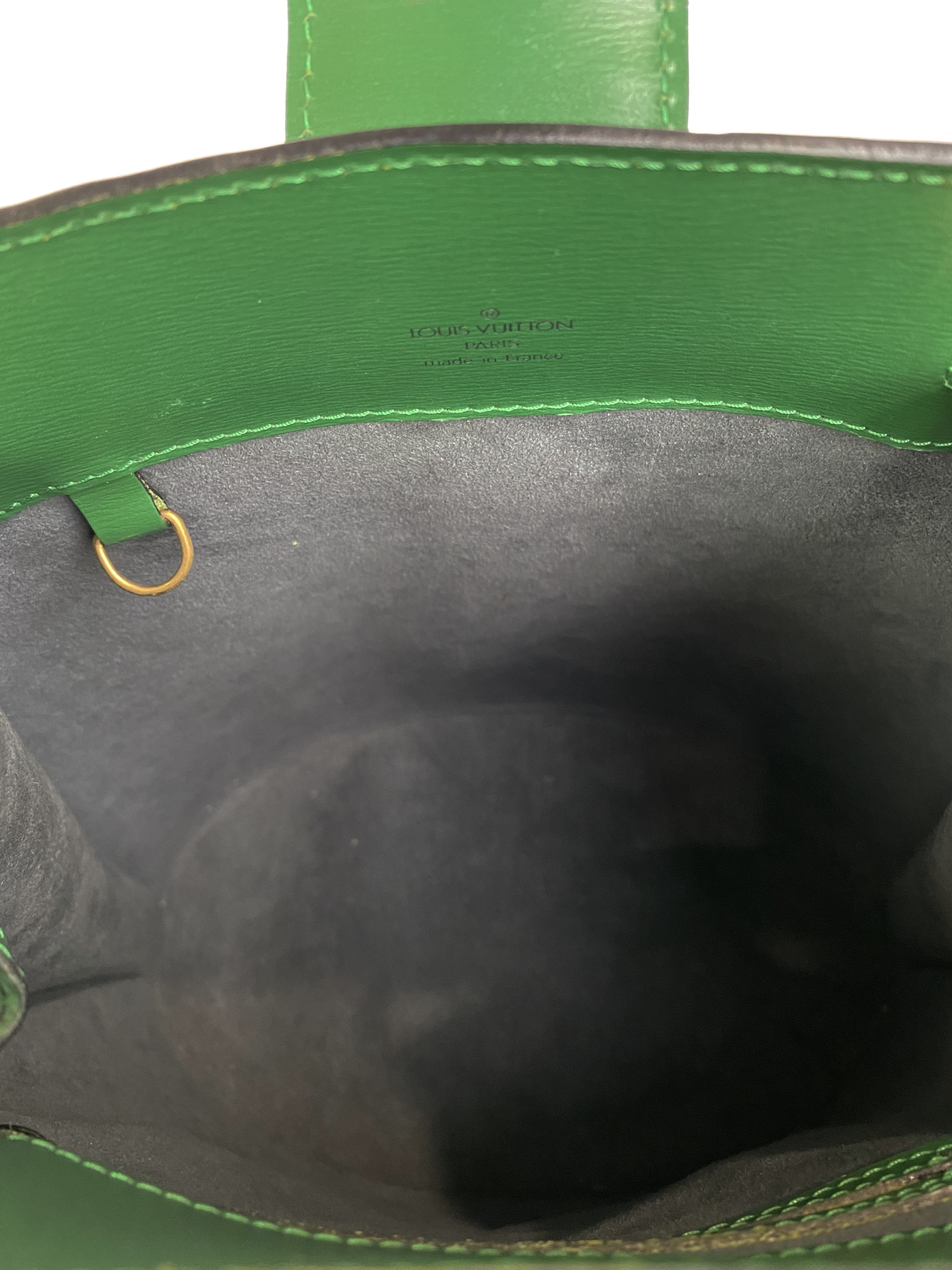 Louis Vuitton Vintage Green Epi Bucket Bag