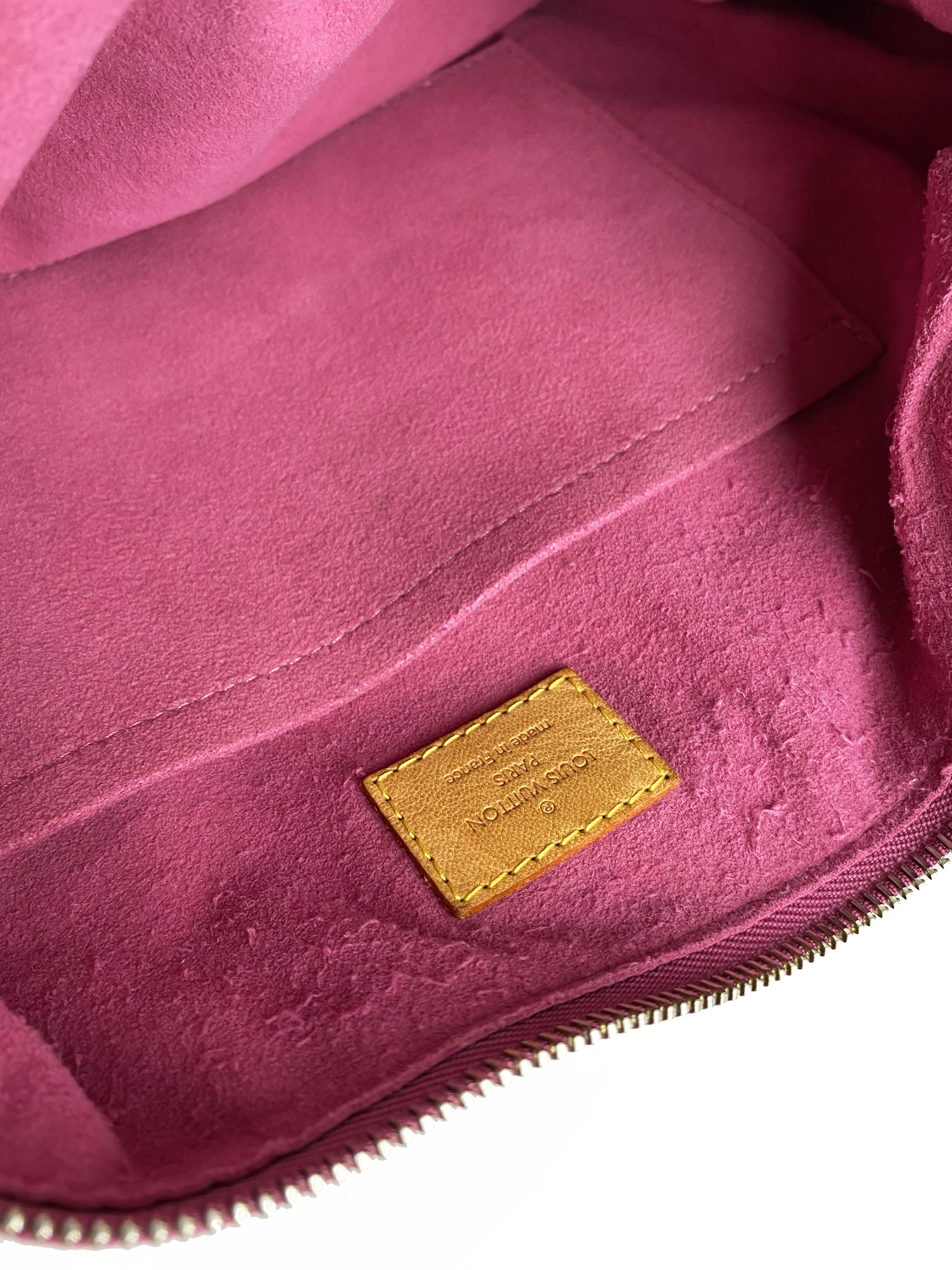 Louis Vuitton Vintage Pink Denim Baggy GM Bag