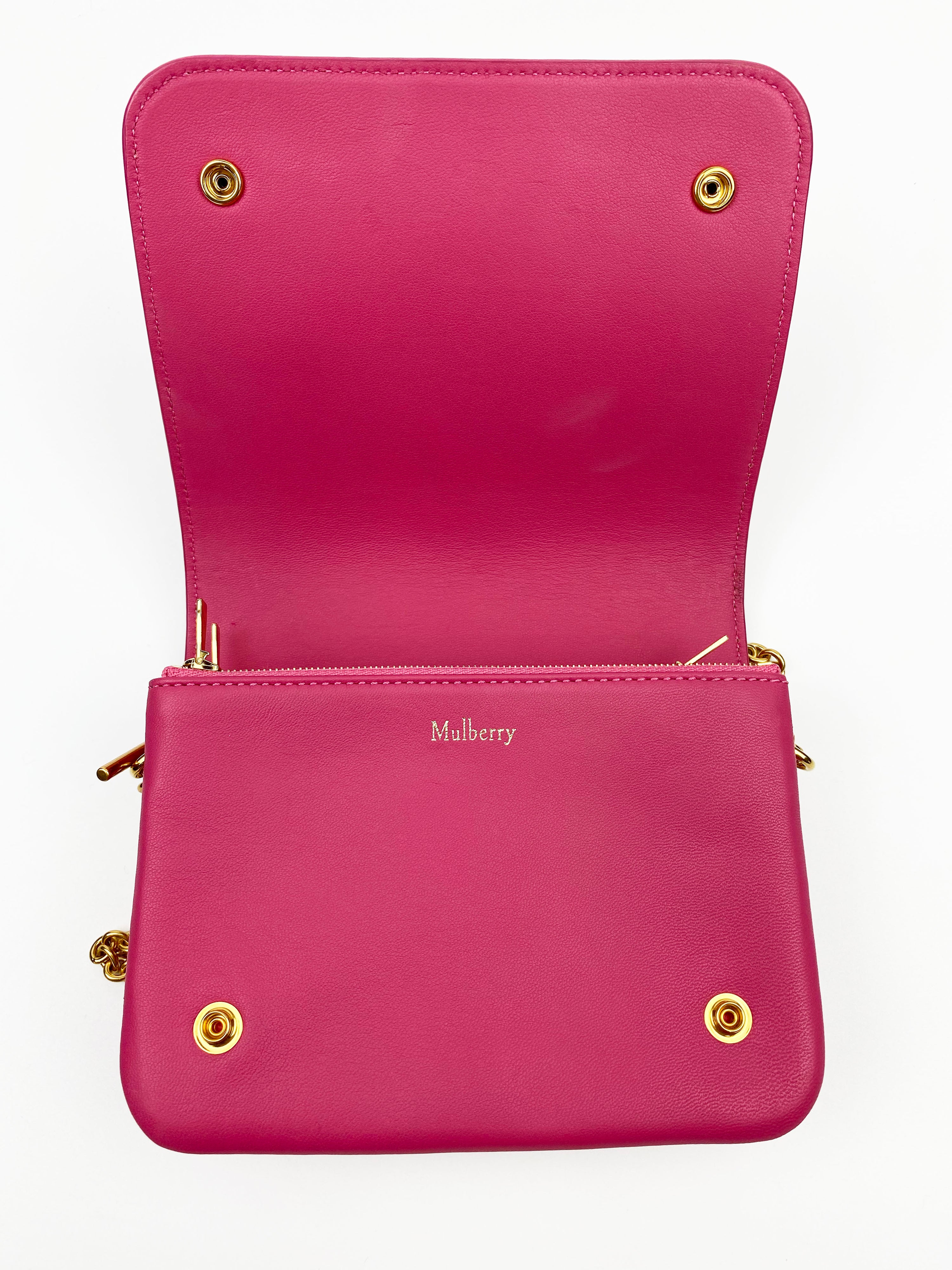 Mulberry Chain Clutch