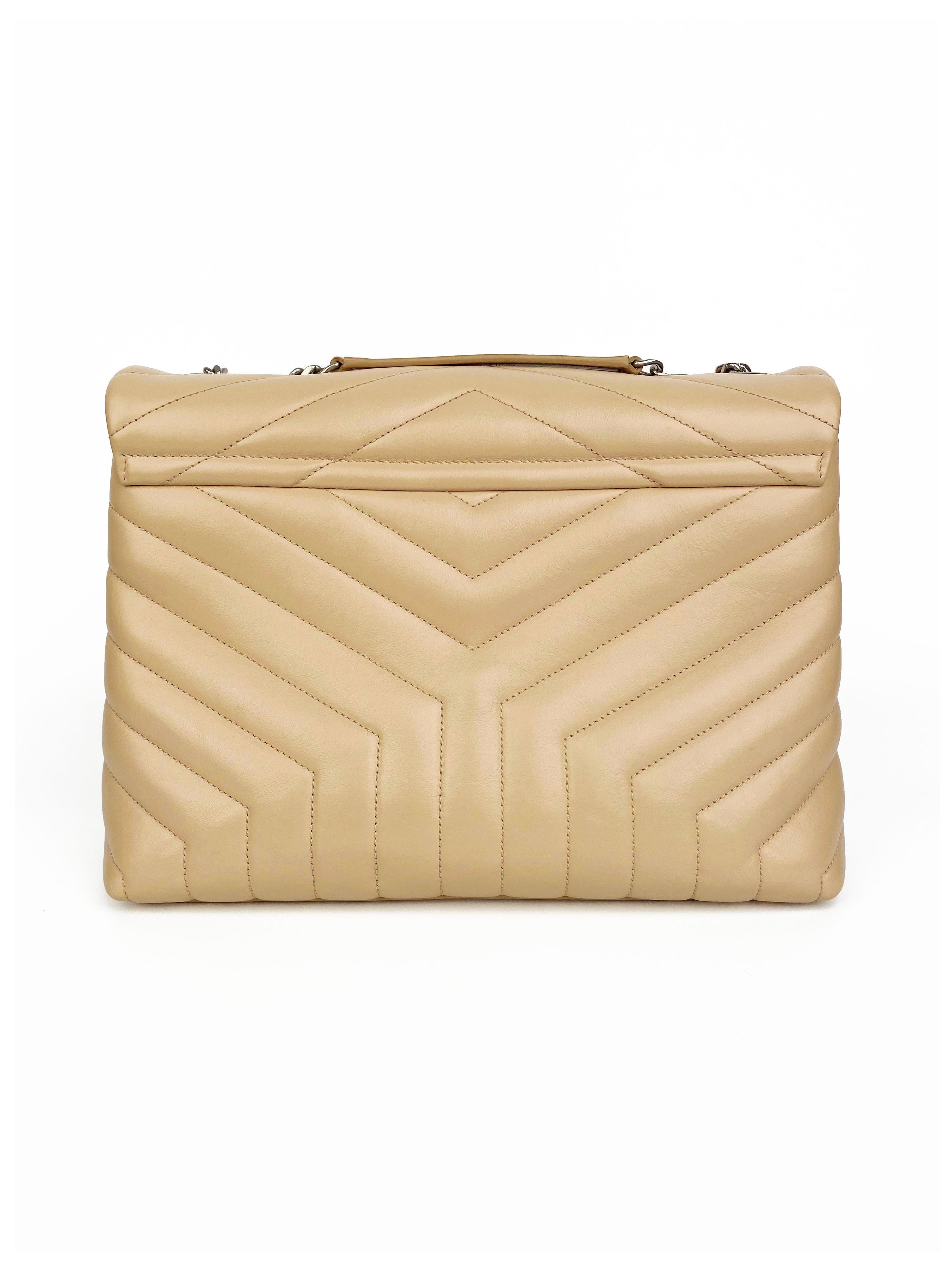 Saint Laurent Medium Beige Loulou Bag – Votre Luxe