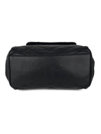 Saint Laurent Black Crinkled Leather Nolita Bag