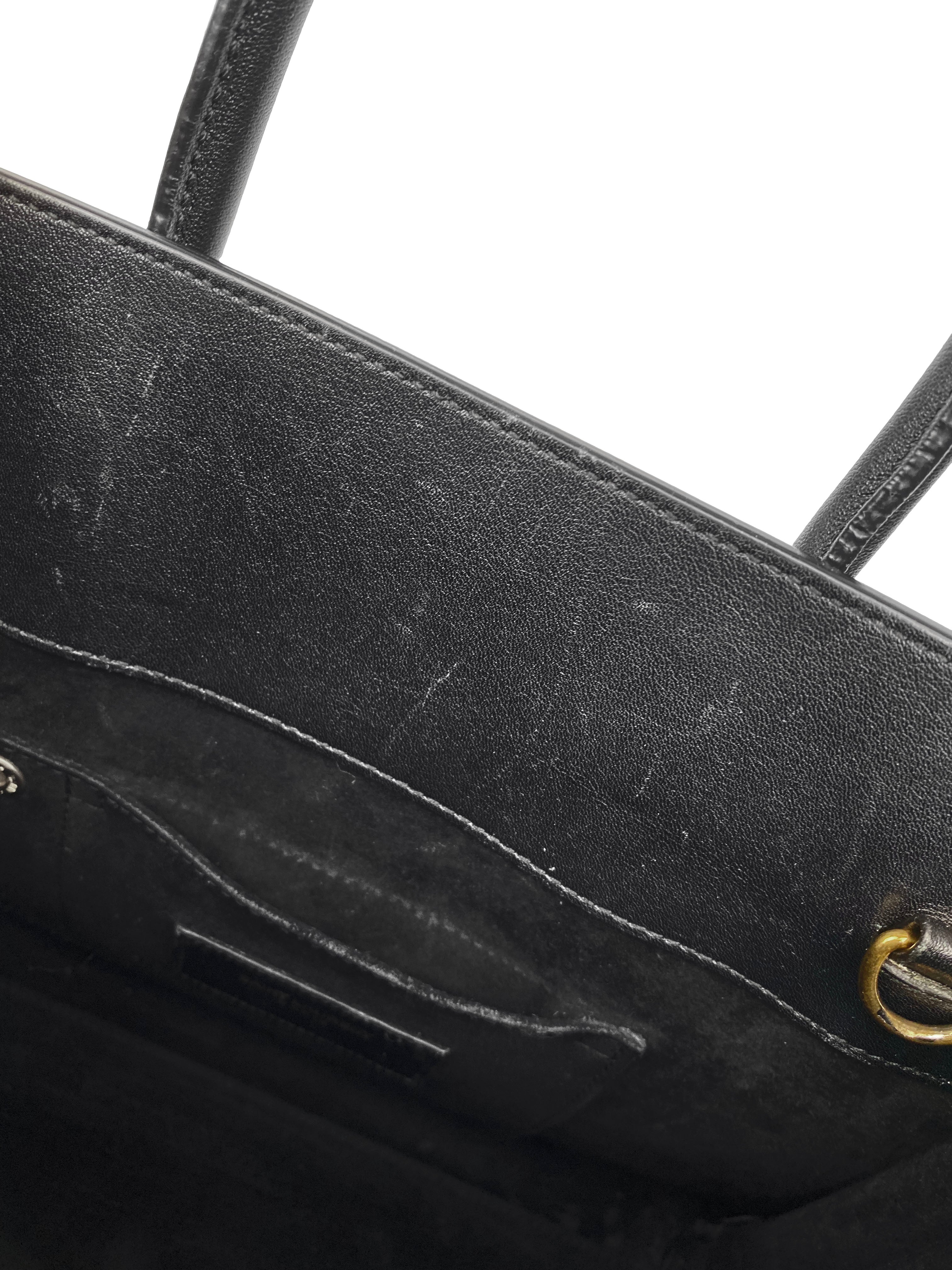 Saint Laurent Small Black Sac De Jour Tote