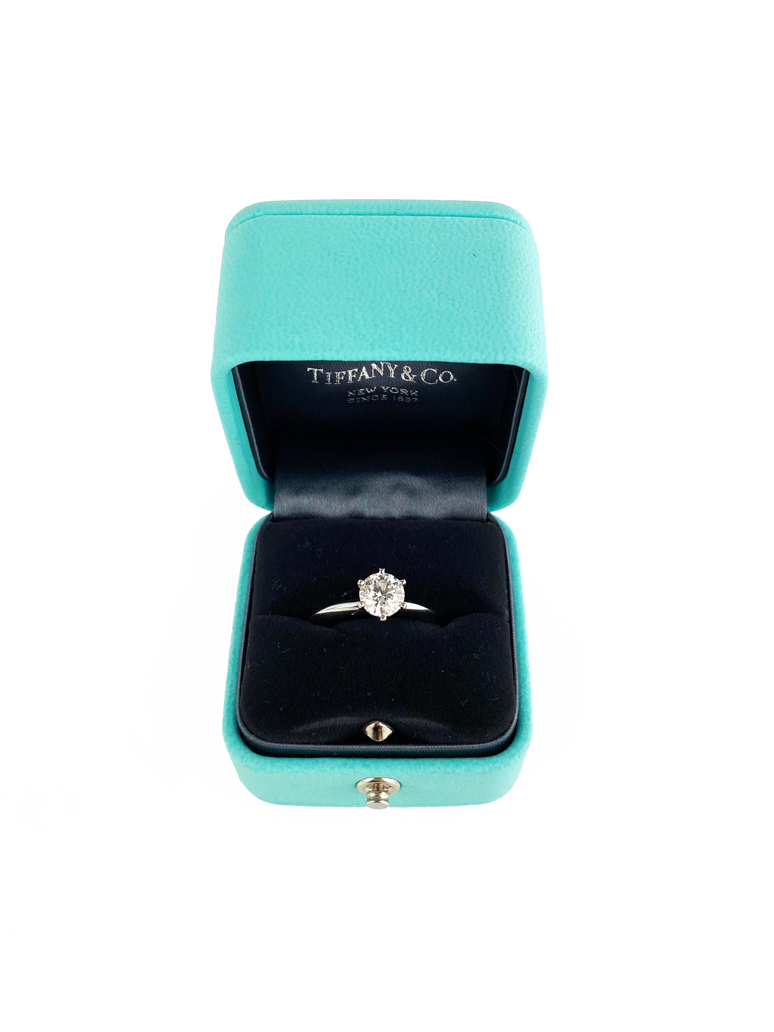 Tiffany & Co 1.04 Carat Diamond Engagement Ring