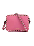 Valentino Garavani Pink Rockstud Camera Bag
