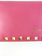 Valentino Pink Rockstud Wallet
