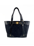 Versace Black Nylon Tote