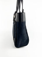 Versace Black Nylon Tote