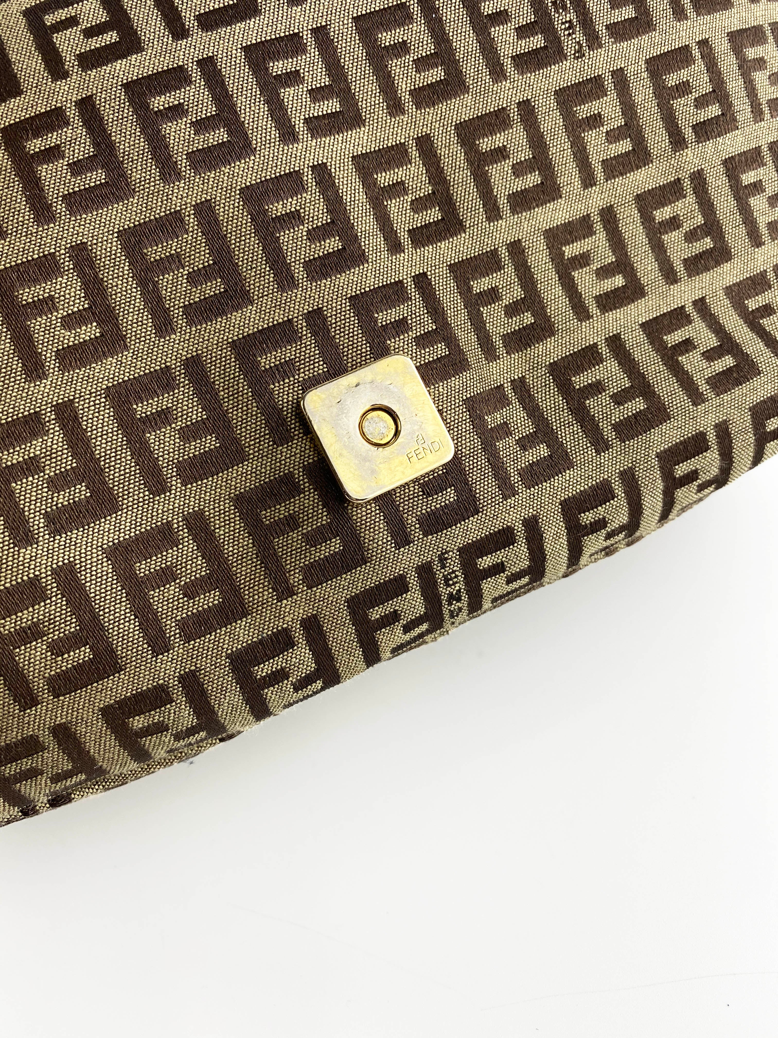 Fendi Vintage Mamma Baguette Zucca Bag